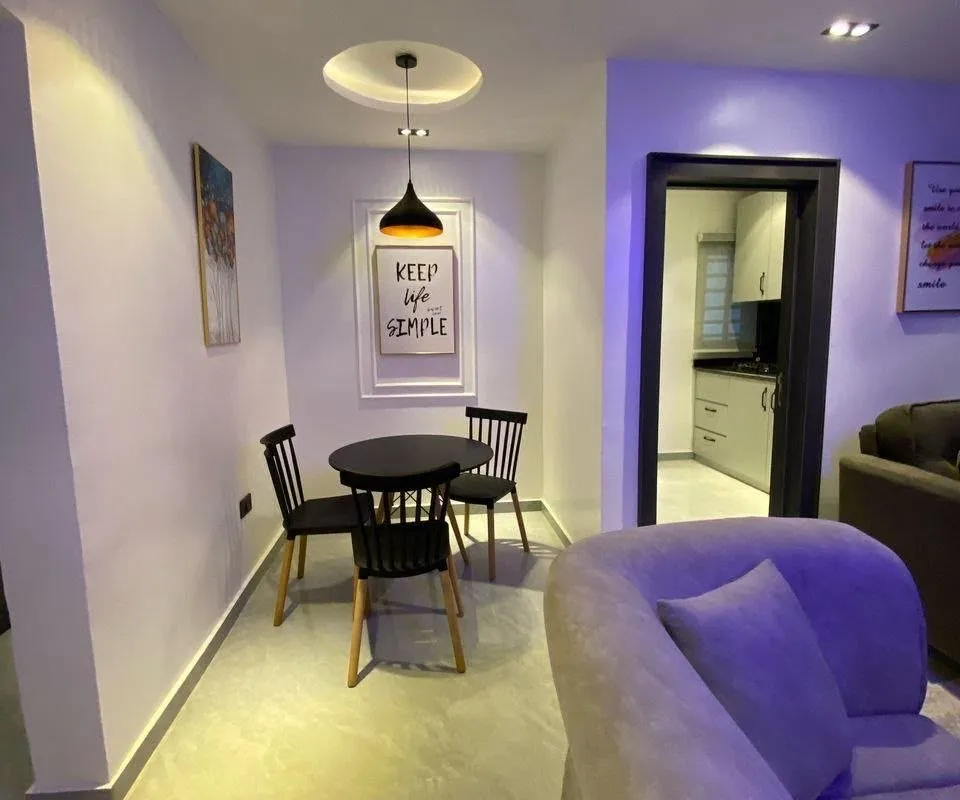 Living and dining area